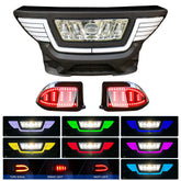 NOKINS Deluxe Plus LED Colorful Light Kit | Fits Club Car Precedent 2004-UP (Electric/Gas) | Street Legal, Scanning Turn Lights, Low/High Beam